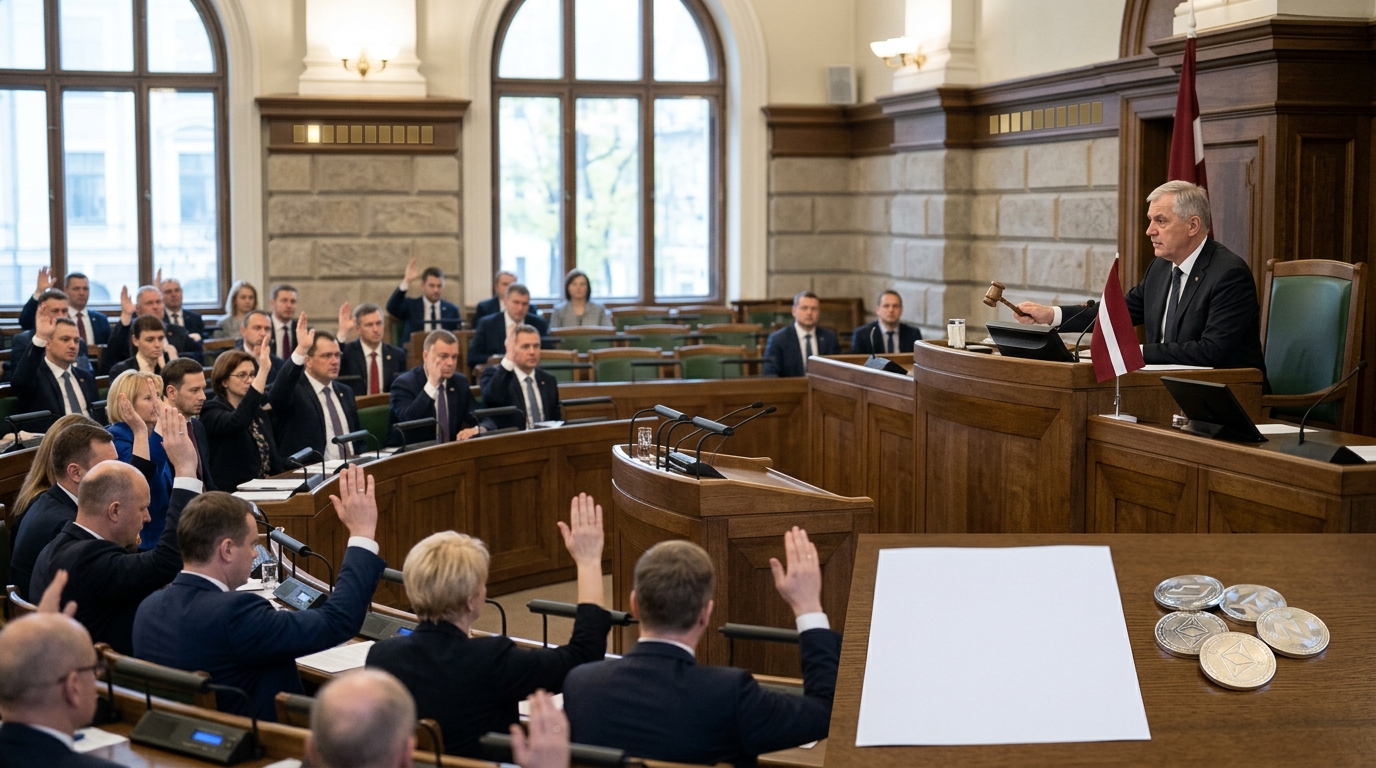 la saeima adopte en lettonie une déclaration unique au taux de 10 % pour les crypto-actifs.