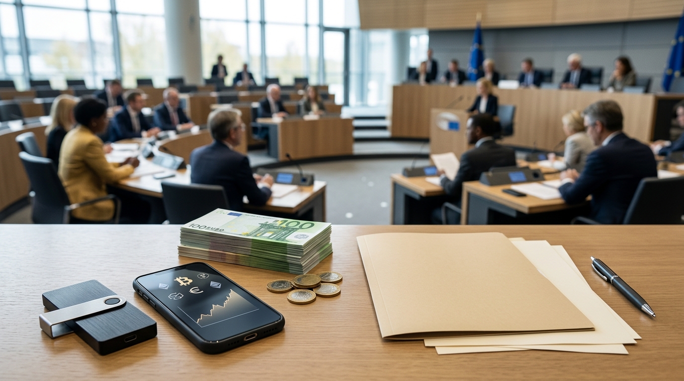 le projet de déclaration des portefeuilles crypto dépassant 100 000 € avance, mais aucune loi n’a encore été votée. découvrez où en est le texte.