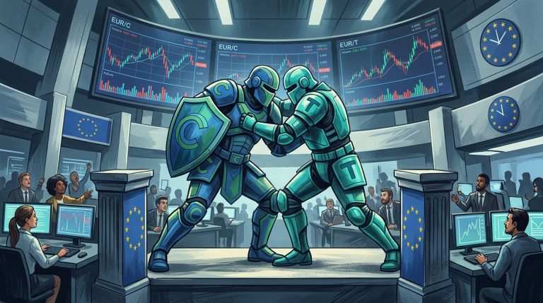 avec l’entrée en vigueur de mica, l’usdc dépasse l’usdt en europe. découvrez comment la réglementation transforme le marché des stablecoins.